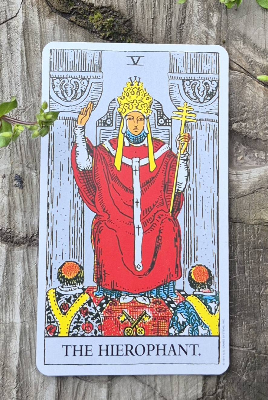 Libra tarot card - The Hierophant